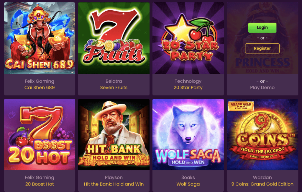 bizzo casino slots